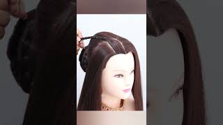 Dount Bun Hairstyle For Long Hair Girls dount bunhairstyle viewers ytshorts hairstyle like [upl. by Anoi]