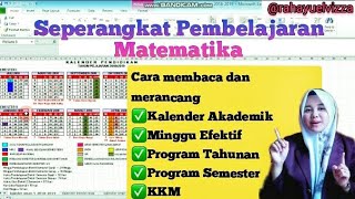 CARA MEMBACA DAN MERANCANG KALENDER AKADEMIK MINGGU EFEKTIFPROTAPROMEKKM [upl. by Harwin]