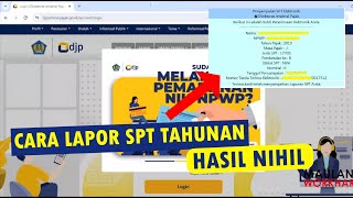 Cara Lapor Pajak Online  cara lapor spt tahunan pribadi online [upl. by Anyak381]