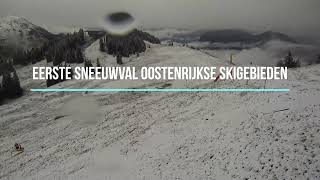 Eerste sneeuwval in skigebieden 31 oktober 2023 [upl. by Elisa229]