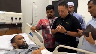 USTAZ HANAFI SEBAK LIHAT KEADAAN USTAZ HASLIN BOLLYWOOD YANG TERLANTAR TERKENA ANGIN AHMAR [upl. by Henghold]