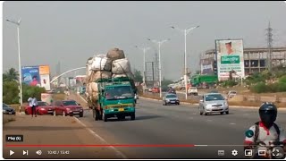 THE BIGGEST ROUND ABOUT STREET IN GHANA TETTEH QUARSHIE [upl. by Lesh692]