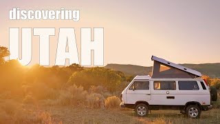 On The Road Again EP2The Utah We Expected Exploring Utah in our VW Vanagon Westfalia Campervan [upl. by Sueddaht]