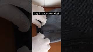 Lifehack How to Hem Jeans Easily [upl. by Colston106]