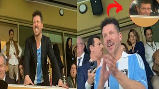 Viral Diego Simeone Atletico manager react to Messi goal amp Argentina world cup Against france [upl. by Rego]