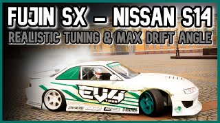 Best Fujin SX Nissan Silvia S14 Drift Tune  CarX Drift Racing Online [upl. by Yrocej]