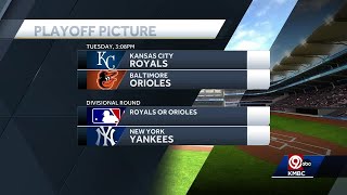 Kansas City Royals to play Baltimore Orioles in Wild Card Round of postseason [upl. by Raphael]