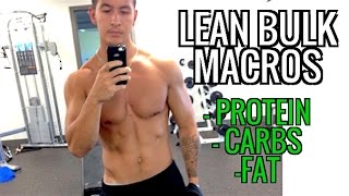 The Easiest Way to Calculate Your Lean Bulk Macros Step By Step [upl. by Aseram]