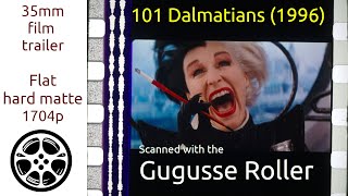 101 Dalmatians 1996 35mm film trailer flat hard matte 1704p [upl. by Amhser]