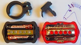 5LED Bicycle Rear Light Teardown with funny instructions [upl. by Thorndike]