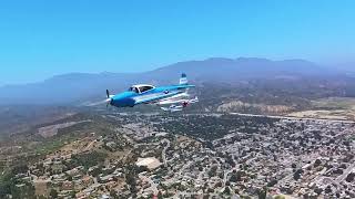 Navion Aircraft Formation practice over Ventura CA [upl. by Fosdick]