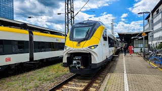 Führerstandsmitfahrt  Freiburg Breisgau Hbf➡️Breisach  BreisgauSBahn S1  BR463 [upl. by Maitund361]