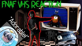 Forcing my friend to react to FNAF VHS Tapes [upl. by Dat]