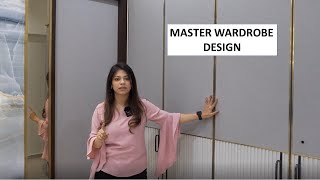 Ep17  Luxury Interior Design  Wardrobe Design Inside  Grey Wardrobe Design for Master Bedroom [upl. by Morey338]