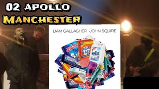 Liam Gallagher amp John Squire LIVE AT MANCHESTER 02 APOLLO 20324 FULL VLOG [upl. by Ardnnek996]