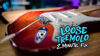 Fix Your Guitars Loose Tremolo [upl. by Wayne719]