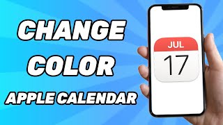 How to Change Color on Apple Calendar [upl. by Shanleigh]