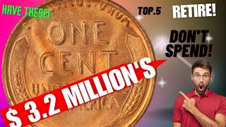 5 Ultra One Cent Rare Lincoln One Cent Coins worth A lot of money Coins worth Money [upl. by Annibo]