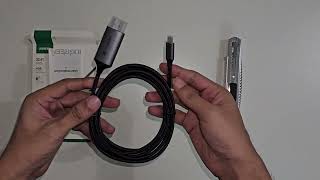 Unboxing UGREEN 8K 60Hz USB Type C to DisplayPort 14 Cable [upl. by Asyla]