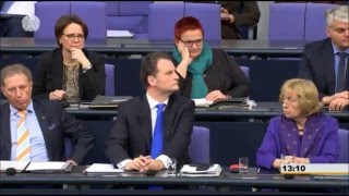 Bundesminister fehlen in der Debatte zu den Ereignissen von Clausnitz und Bautzen im Bundestag [upl. by Eivla845]