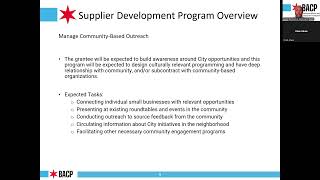 Chicago Supplier Development Program  RFP PreSubmittal Conference [upl. by Amalbergas385]