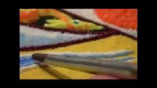 the Mystical Arts of Tibet  MANDALA SAND PAINTING [upl. by Leipzig458]