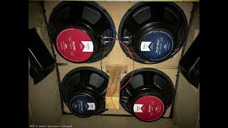 Eminence Speaker Upgrade  Sound samples [upl. by Iohk160]