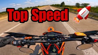 Top Speed Test  KTM SMCR 690 [upl. by Selrahcnhoj219]