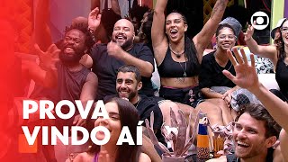 Hoje tem Super Prova anjo e líder ao mesmo tempo  Big Brother Brasil 22  TV Globo [upl. by Jumbala407]