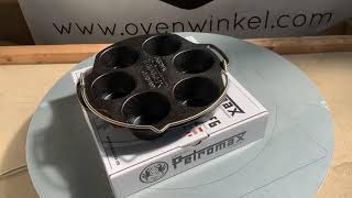 Petromax Gietijzeren muffin pan mf6 [upl. by Ardnahs]