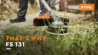 STIHL FS 131  New unstoppable gen of the 4MIX engine brushcutter  Thats why [upl. by Huff]