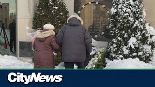 Montreal marking 34years since Polytechnique massacre [upl. by Asiilanna]