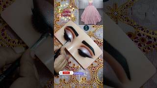 Diwali eye makeup tutorial 💥🪔❤ how to  full cut crease eye makeup shorts diwali eyemakeup [upl. by Ecertal]