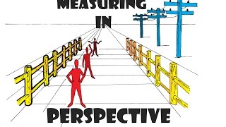 Drawing in Perspective  How to Measure in Perspective [upl. by Jennee131]