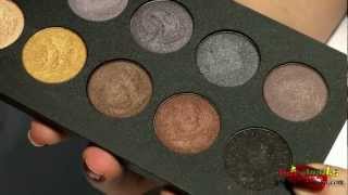 Inglot warmampcool toned 10 eyeshadow magnetic palette [upl. by Nnel]