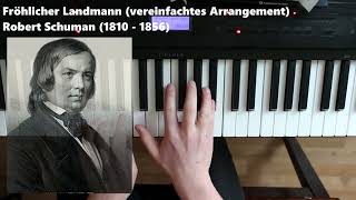 Fröhlicher Landmann vereinfachtes Arrangement von Robert Schumann  Mobiler Musikunterricht [upl. by Zebaj]