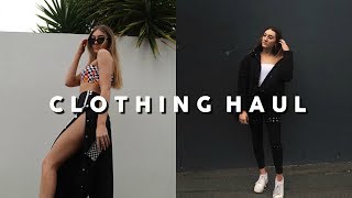 HUGE CLOTHING HAUL  INSTAGRAM TRENDS [upl. by Imis]