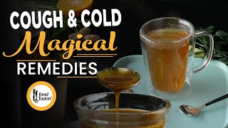 Magical Cough amp Cold Remedies Turmeric Herb Tea amp Honey Ginger Shot Healthy Recipes by Food Fusion [upl. by Barabas90]