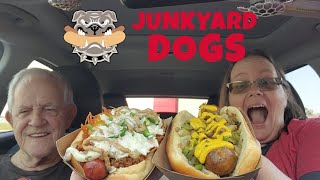 Junkyard Dogs Italian Sausage and The Junkyard Dog Review foodreview columbusohio mukbang [upl. by Ioab]