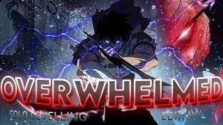 SOLO LEVELLING AMVEDIT OVERWHELMED [upl. by Virgie]