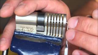 Crochetage lockpicking cylindre TESA T60 de Zayek  Face B [upl. by Eelyam]