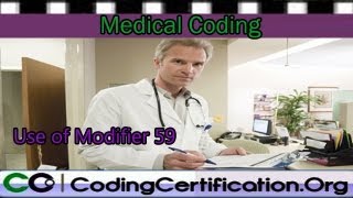 CPT Coding Tutorial — Use of Modifier 59 [upl. by Epilihp83]