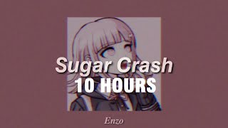 10 HOURS ElyOtto  SugarCrash  slowed  reverbed [upl. by Aritak]