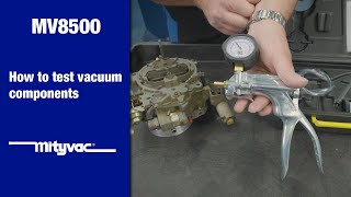 Vacuum Testing With the MV8500 [upl. by Ronoh]