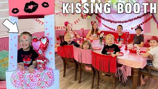 Secret Crush Kissing Booth  Valentines Day Party [upl. by Neerehs469]