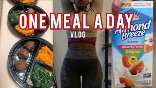 WEIGHT LOSS MOTIVATION One meal a day diet Vlog What I eat in a week Realistic Diet Vlog [upl. by Cinimod463]