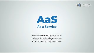 Virtual Tech Gurus  AaS  As a Service [upl. by Ahsaet953]