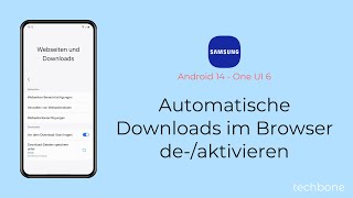 Automatische Downloads im Browser deaktivieren oder aktivieren Samsung Internet [upl. by Hekking598]