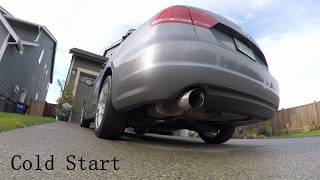 Volkswagen Passat 18T B7  Magnaflow CatBack Exhaust with Resonator Delete [upl. by Neeli]