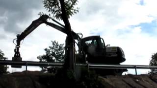 Terex TW150 auf der Autobahn Avus [upl. by Letch]